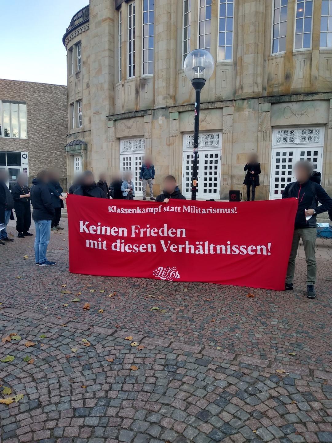 Kundgebung „Busse stett Kriegsgerät“ – Redebeitrag