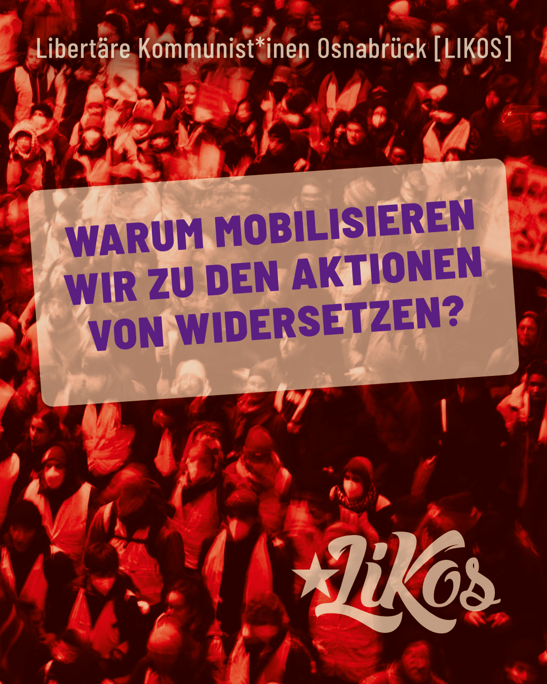 Warum mobilisieren wir zu den Aktionen von Widersetzen?